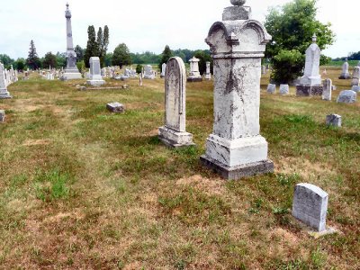 End stones in row 9