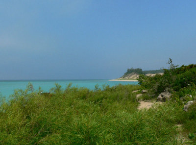 View behind Point Betsie Lighthouse