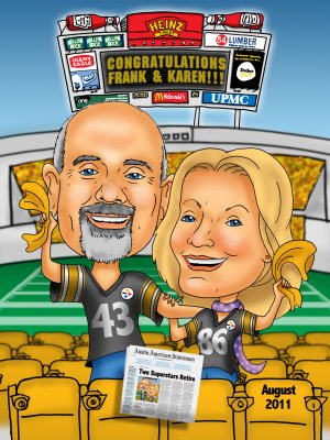 Karen & Frank's Retirement from Statesman - August 2011