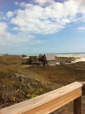 Deck over sand dune - looking out over the Gulf