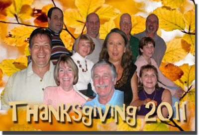 No, we didn't forget to take our yearly Thanksgiving photo!