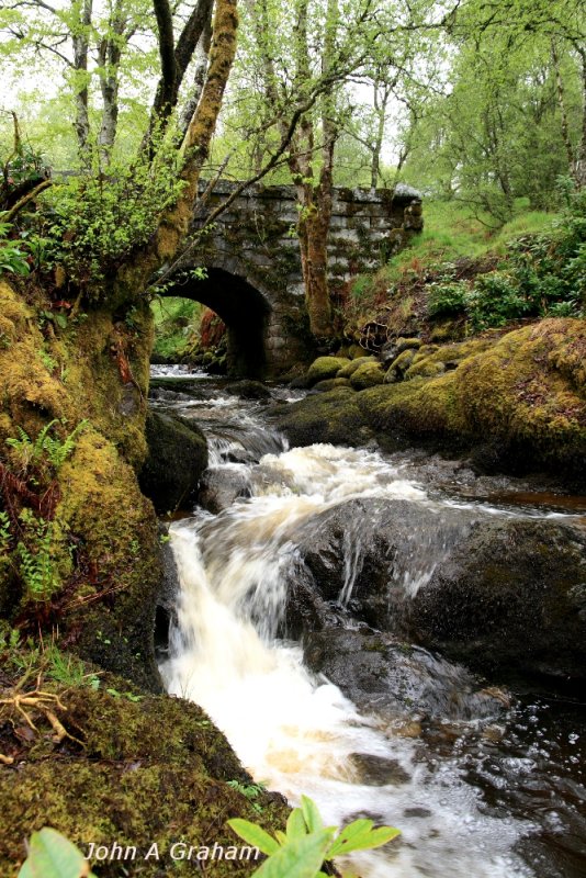 Glessel Burn waterfall