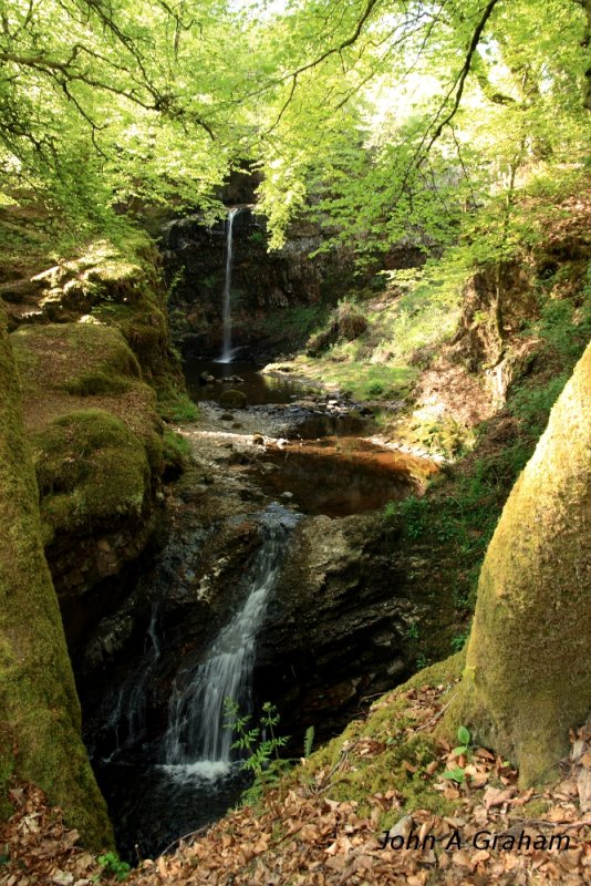 Dalcairnie Linn waterfall