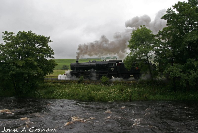Steaming north