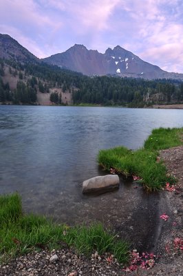 Broken Top from Green Lakes, study #3