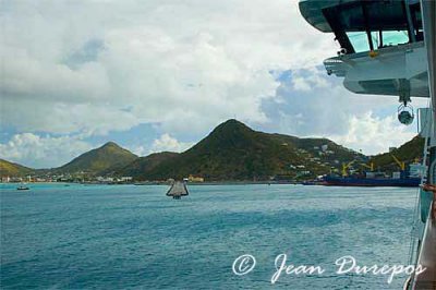Approaching St. Maarten and St. Martin 