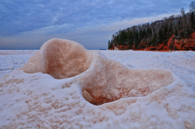 a frozen wave