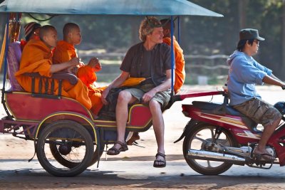 Riding with the Monks
