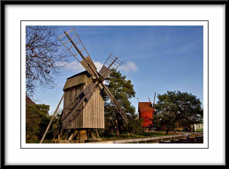 grey windmill...