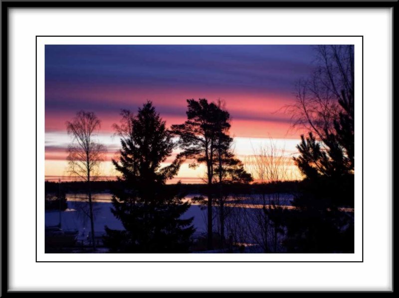 a colorful winter sunrise....