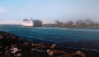 The early Block Island Ferry