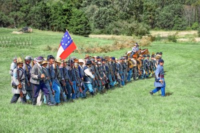 Civil war reenactment