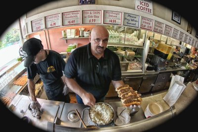 Famous Olneyville New York System hot wieners.