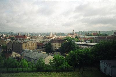 Vilnius - panorama view from Gintaras Hotel