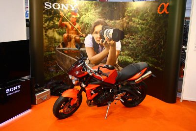 Triumph - captured on Sony stand