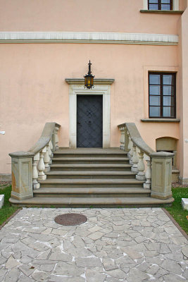 Stairs and entrance