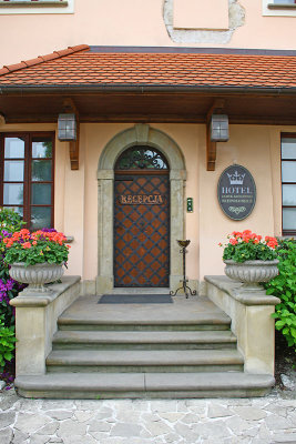 Stairs and Doors of Hotel