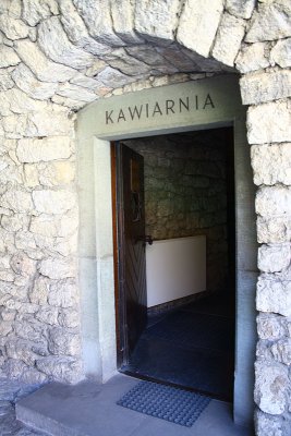 Entrance into a restaurant