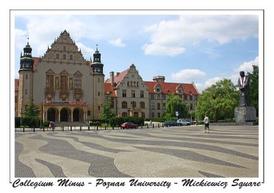 Collegium Minus - Adam Mickiewicz University in Poznan - Mickiewicz Square