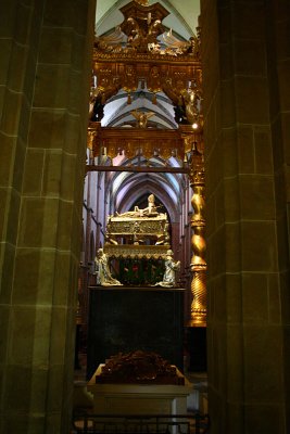 Silver relic coffin of St. Wojciech in the Cathedral
