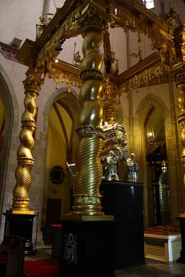 Silver relic coffin of St. Wojciech in the Cathedral