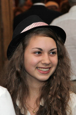 Portrait of a girl in hat