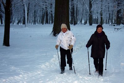 Nordic style walking Ladies