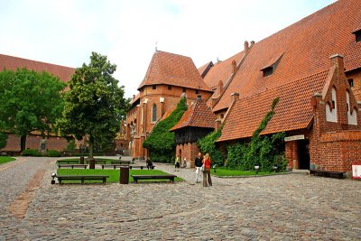 Courtyard of Malbork Castle