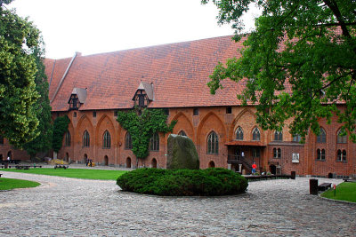 Courtyard of Malbork Castle
