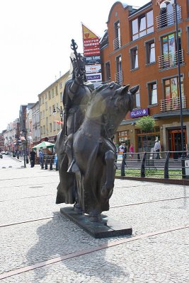 Malbork - Staue of the king Casimir IV Jagiellon