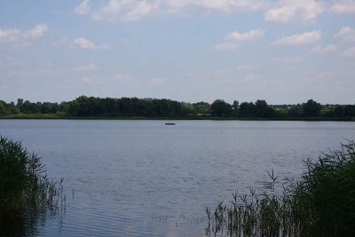 Biskupin's lake