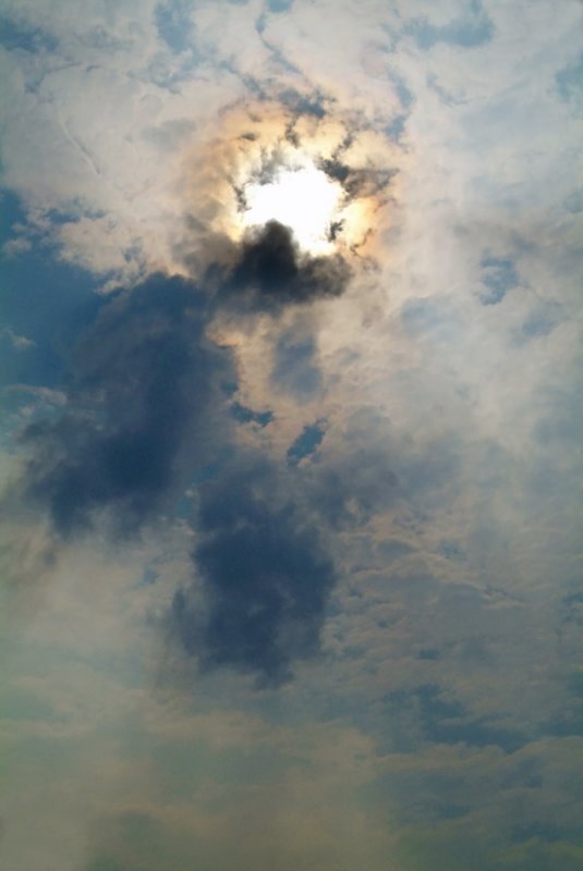 and the sky opened