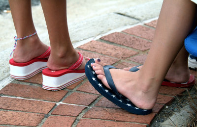 patriotic feet