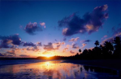 Plage de Ipioca, coucher du Soleil  Antonio DE MORAIS  2002.jpg