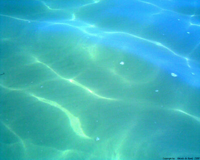 L'eau, rfractions sous la mer, vert  Antonio DE MORAIS  2008.jpg