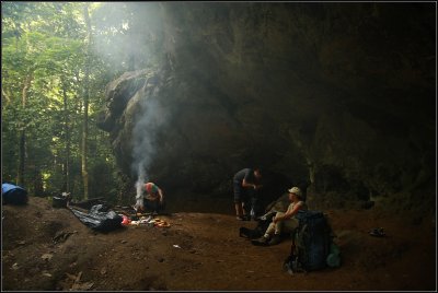 Our sleeping place in the jungle
