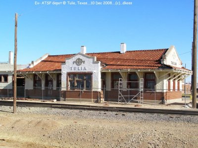 Ex- ATSF Tulia, Texas depot 