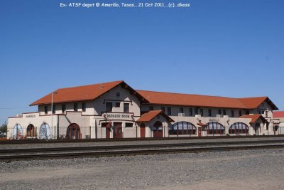 Ex-ATSF depot  of Amarillo Texas 