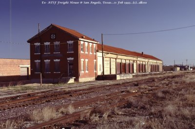 Ex-ATSF Freight Station of  San Angelo, Texas