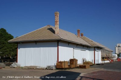 Ex- FW&D depot  @ Dalhart Texas 