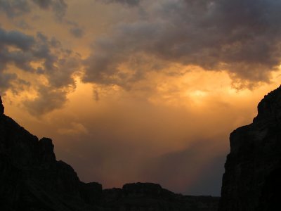 Sunset, Red Slide camp (DZ)