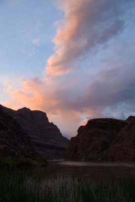 Sunset, mile 220