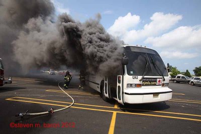 Bus Fire- Brunswick Sq Mall