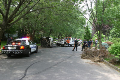 Rollover on Elizabeth Ave (06-19-06)