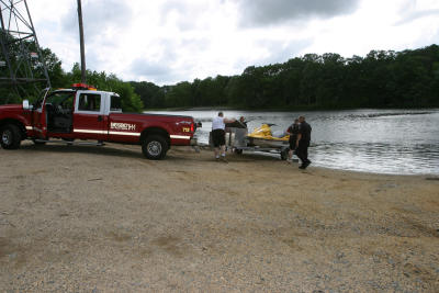 Rescuers Search For Missing Man In Farrington Lake