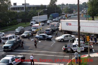 5 CAR COLLISION