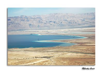 View of the Dead Sea from Masada