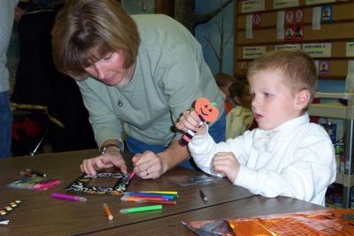 grandson Brian with Mom