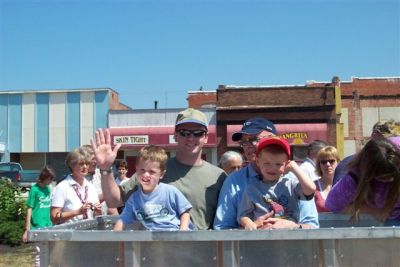 boys want Grandpa to ride this time