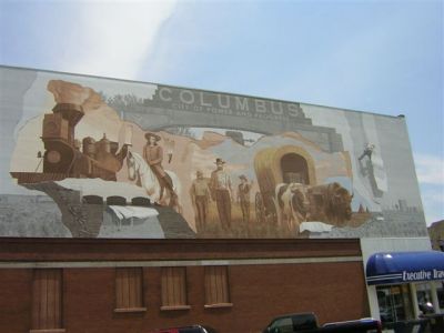 Mural east of Frankfort square